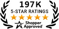 5 Star Excellence award from Shopper Approved for collecting at least 100 5 star reviews